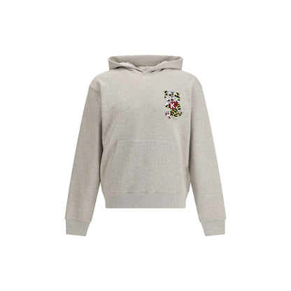 Sweat-shirt en coton gris Kenzo