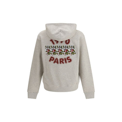 Sweat-shirt en coton gris Kenzo