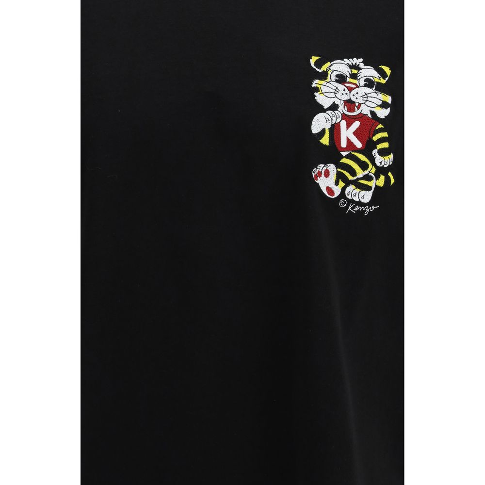 Camiseta Kenzo Negra de Algodón
