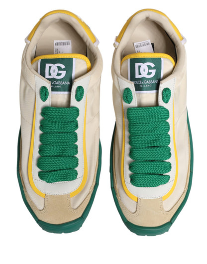 Dolce & Gabbana Multicolor Old Runner Lace Up Sneakers Shoes