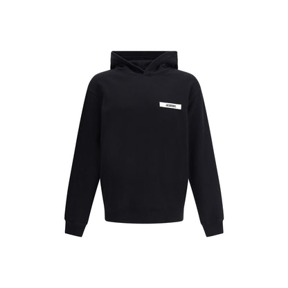 Jacquemus Sweat-shirt en coton noir