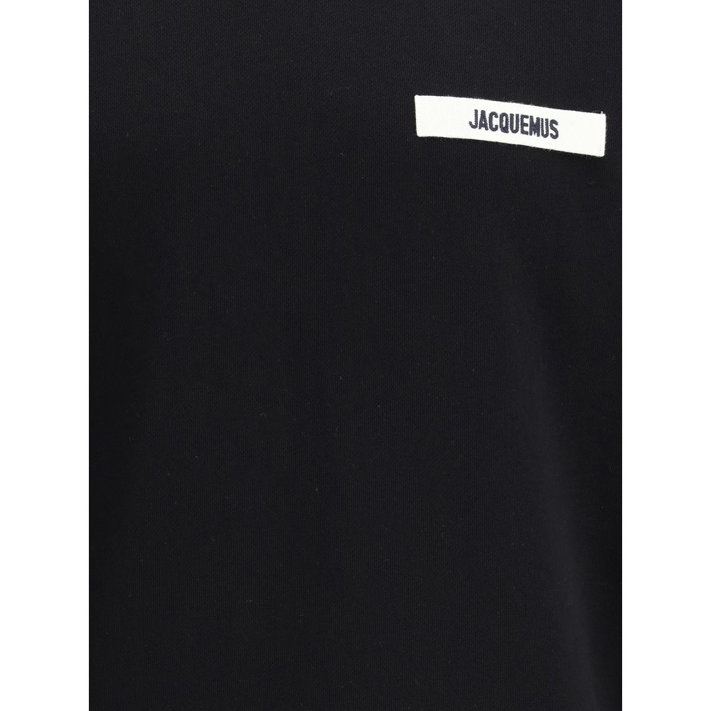 Jacquemus Sweat-shirt en coton noir