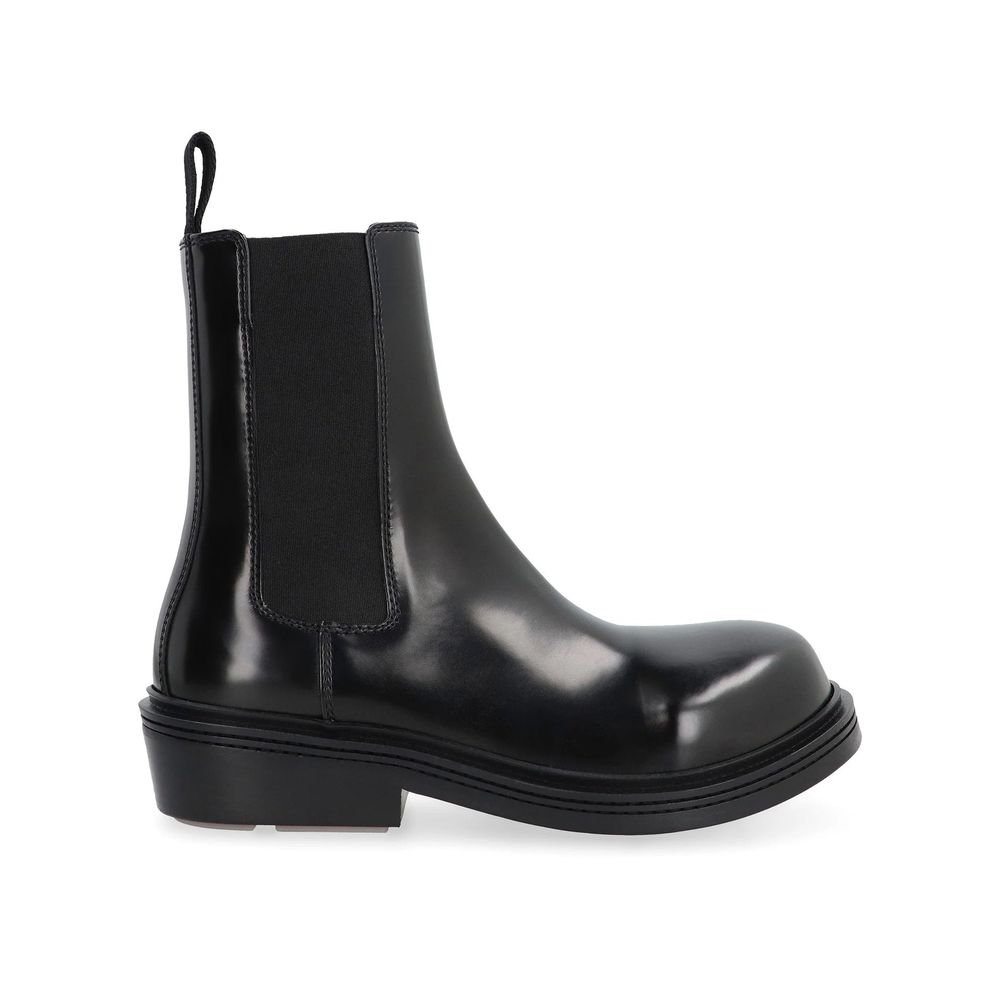 Botines Chelsea Bottega Veneta de piel de becerro negra