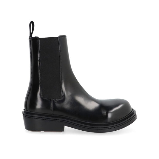 Botines Chelsea Bottega Veneta de piel de becerro negra