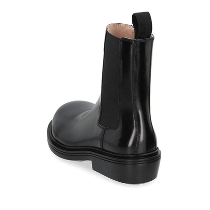Botines Chelsea Bottega Veneta de piel de becerro negra