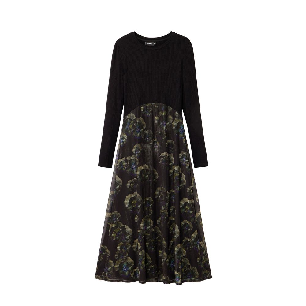 Robe Desigual en polyester noir style décontracté pour femme