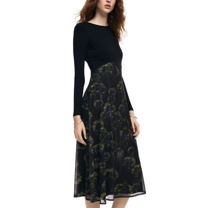 Robe Desigual en polyester noir style décontracté pour femme