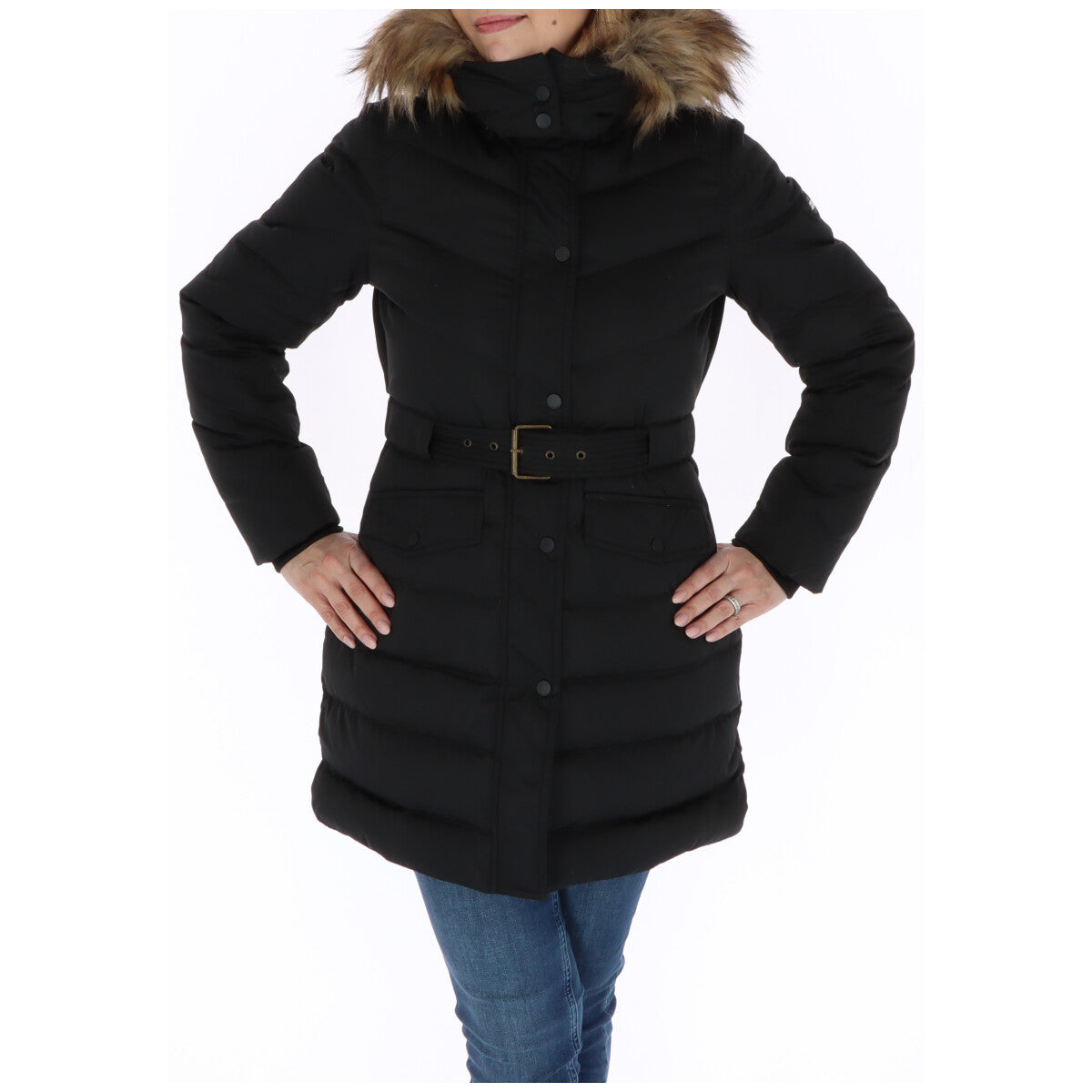 Abrigo Negro de Poliéster Pepe Jeans Otoño Invierno
