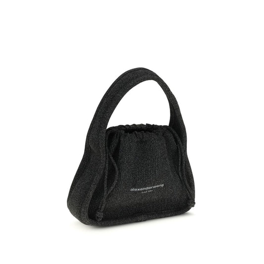 Bolso de mano de poliéster negro Alexander Wang