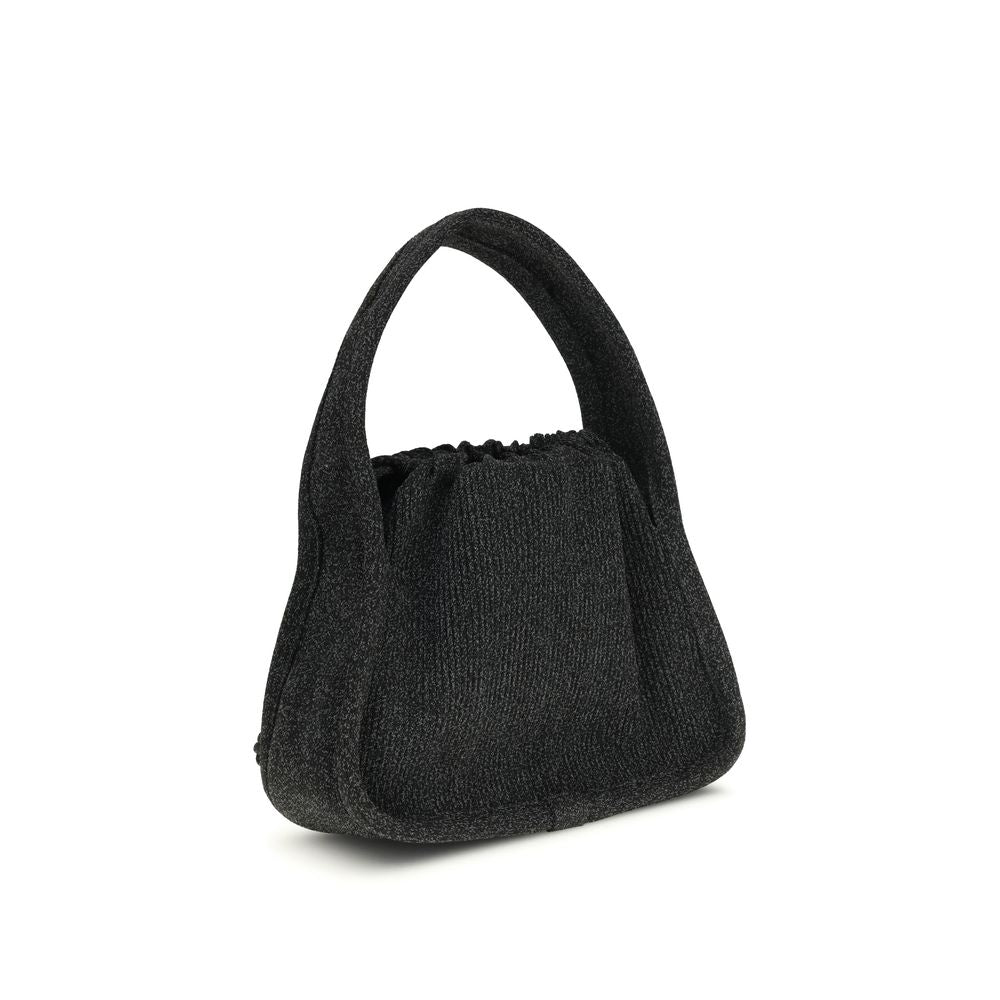 Bolso de mano de poliéster negro Alexander Wang