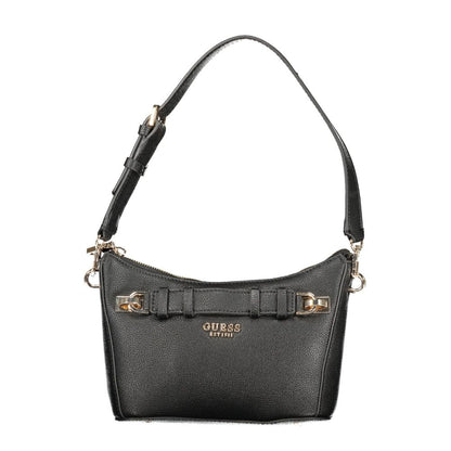 Bolso de mano Guess de poliuretano negro para mujer