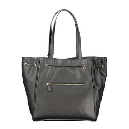 Guess Jeans Nero Poliuretano Bolso de Mujer