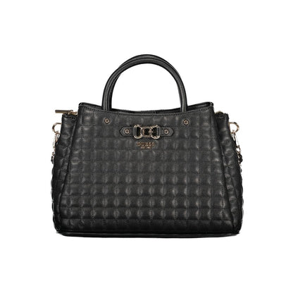 Bolso de mano Guess de poliuretano negro para mujer
