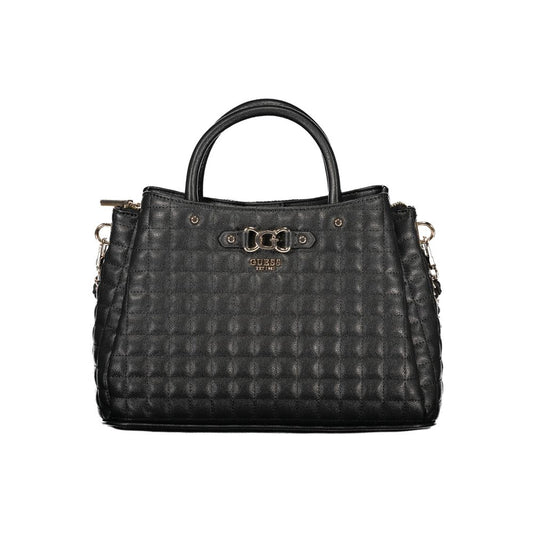 Bolso de mano Guess de poliuretano negro para mujer