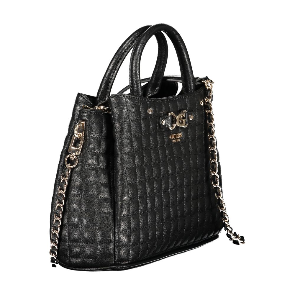 Bolso de mano Guess de poliuretano negro para mujer