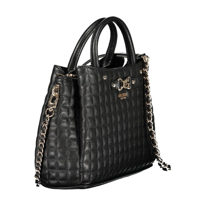Bolso de mano Guess de poliuretano negro para mujer