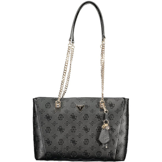 Guess Jeans Nero Poliuretano Bolso de Mujer