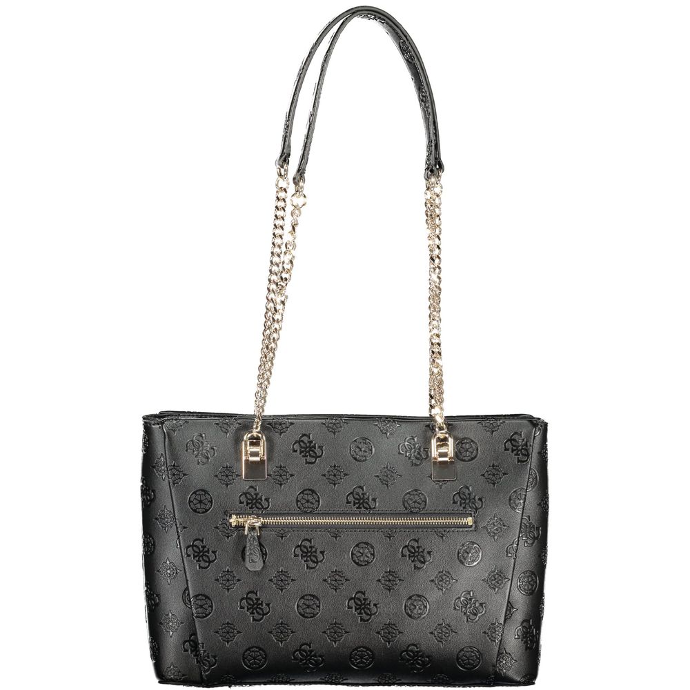 Guess Jeans Nero Poliuretano Bolso de Mujer