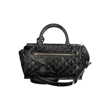Bolso de mano Guess de poliuretano negro para mujer