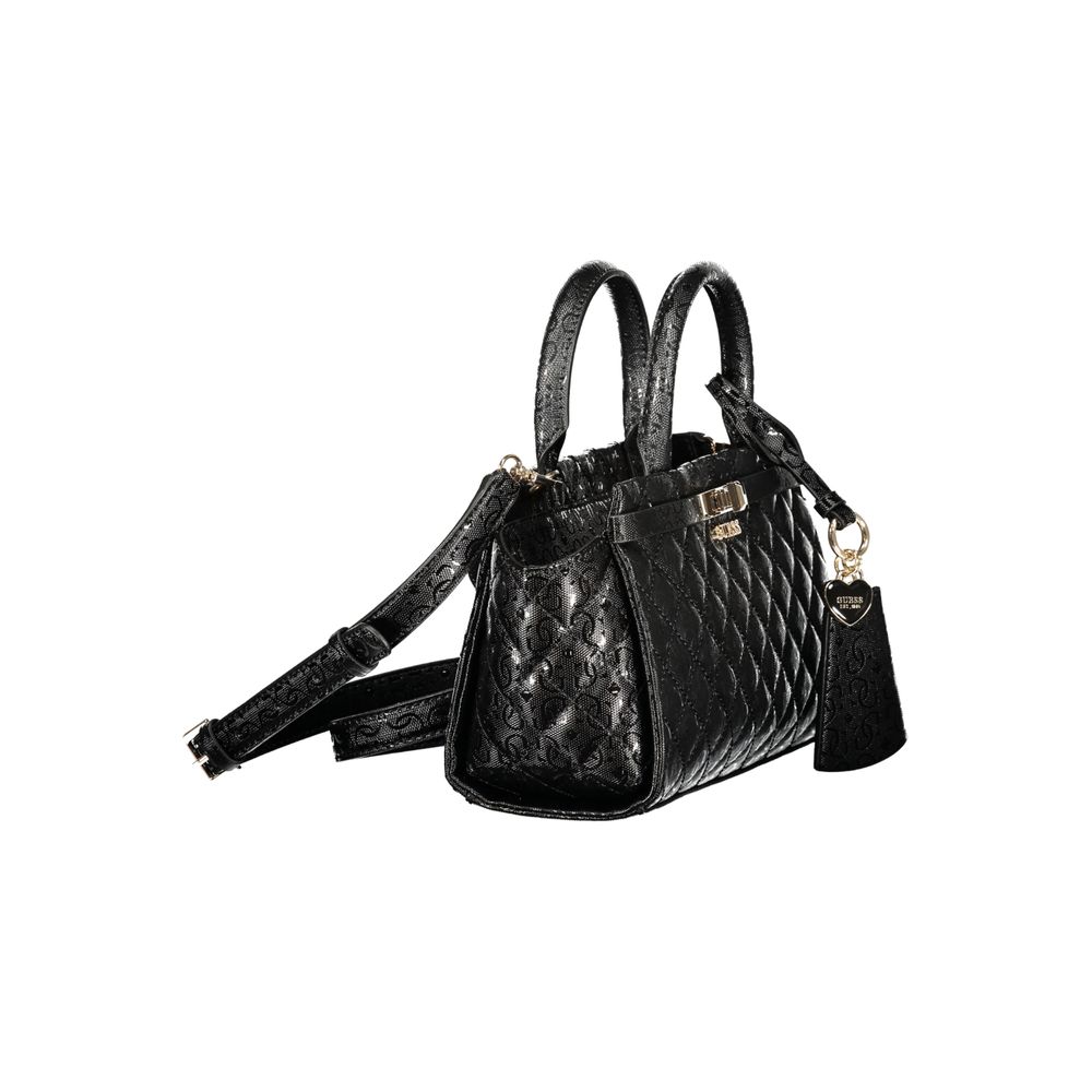 Bolso de mano Guess de poliuretano negro para mujer