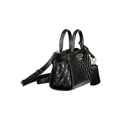 Bolso de mano Guess de poliuretano negro para mujer