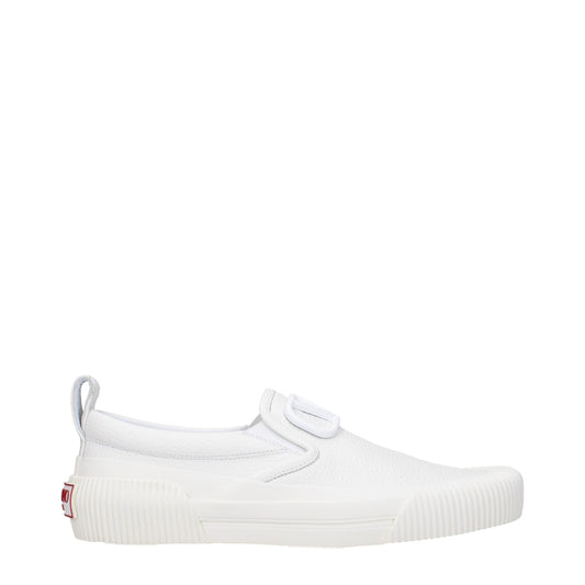 Mocasines sin cordones de piel blanca Valentino Garavani