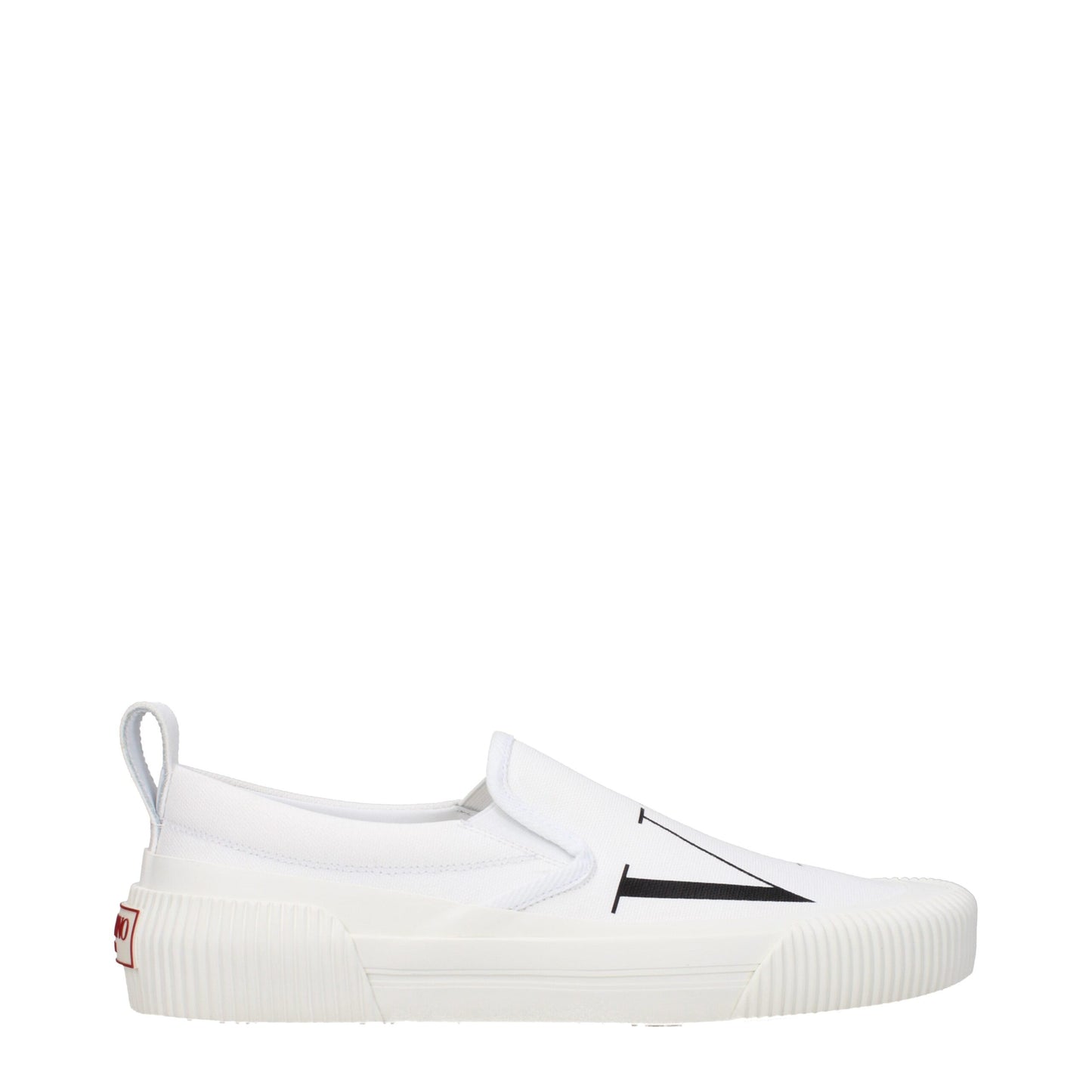 Mocassins Valentino Garavani en tissu blanc à enfiler