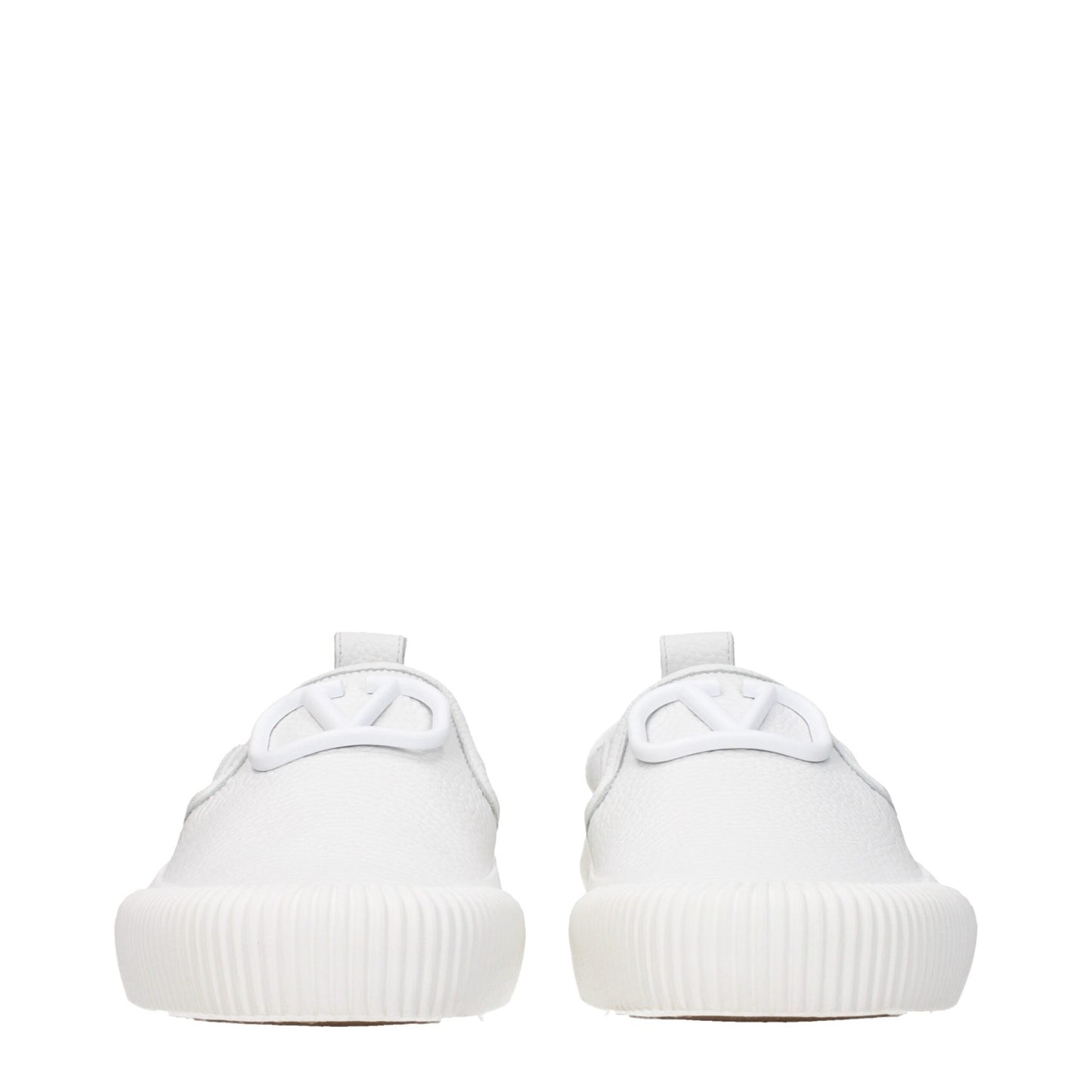 Mocasines sin cordones de piel blanca Valentino Garavani