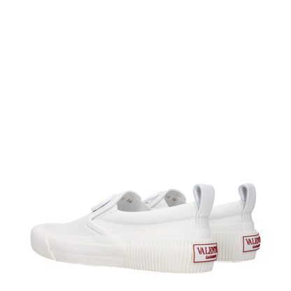Mocasines sin cordones de piel blanca Valentino Garavani