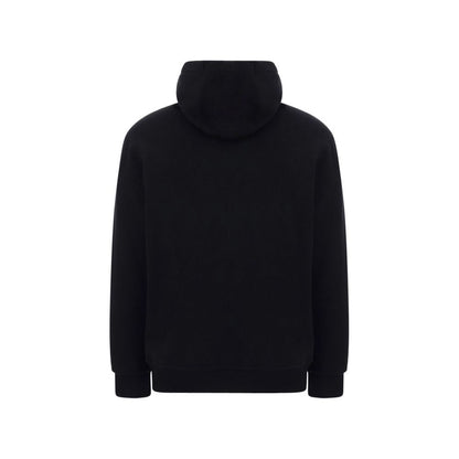 Burberry Black Structured Cut Cotton Sweatshirt