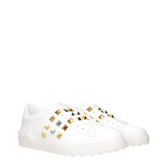 Zapatillas bajas de piel blancas Valentino Garavani