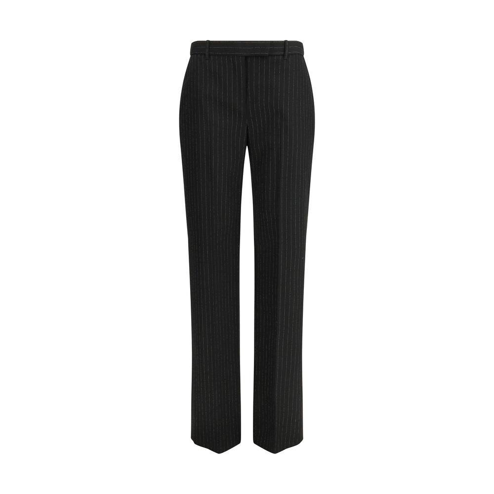 Alexander McQueen Oves Aries Black Wool Dress Pants