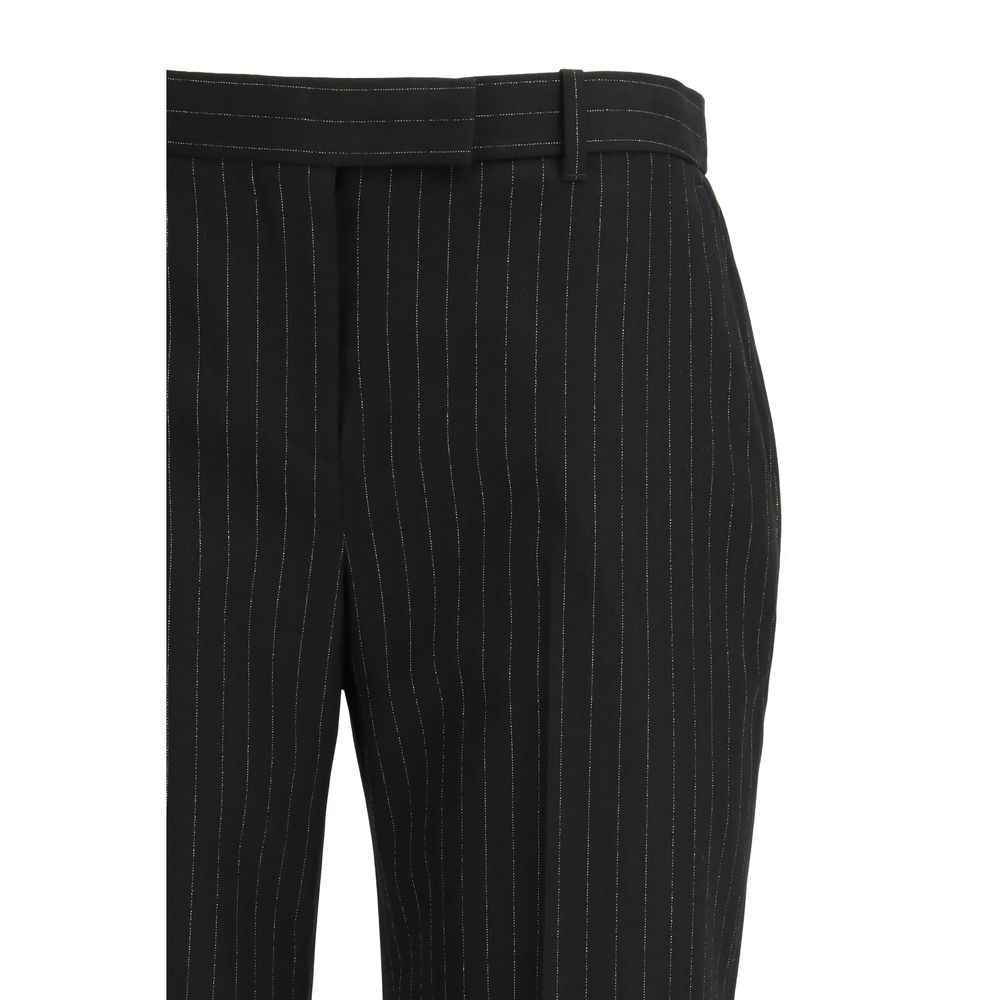 Alexander McQueen Oves Aries Black Wool Dress Pants
