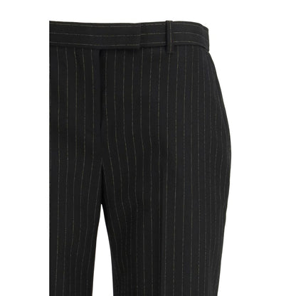 Alexander McQueen Oves Aries Black Wool Dress Pants