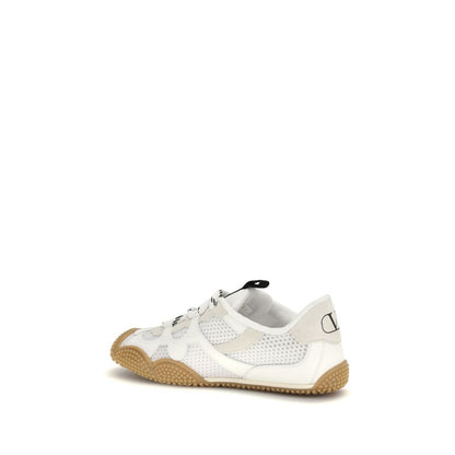 Zapatillas deportivas Valentino Garavani de piel de becerro blanca Bos Taurus