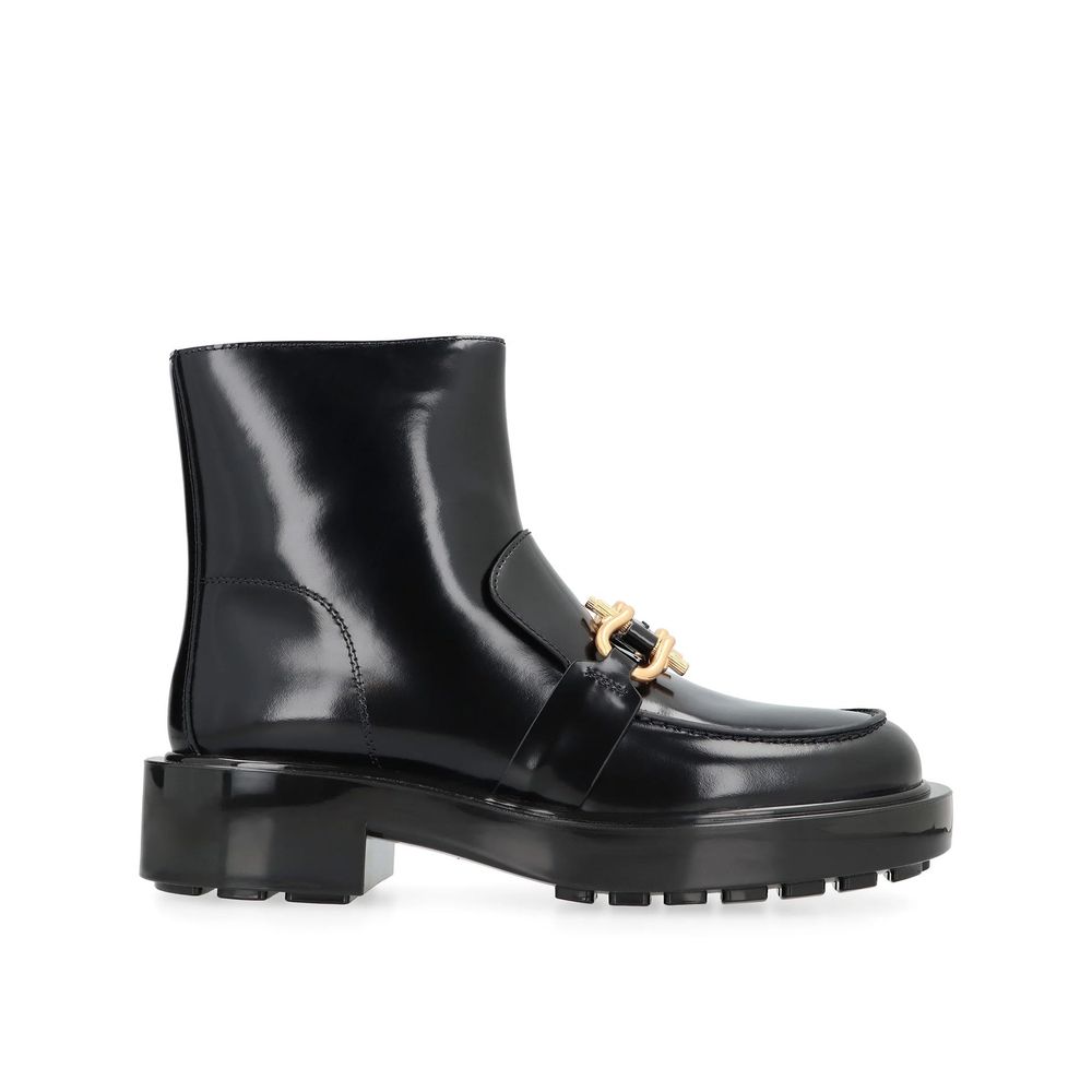 Bottega Veneta Botas De Tobillo Piel De Becerro Negra