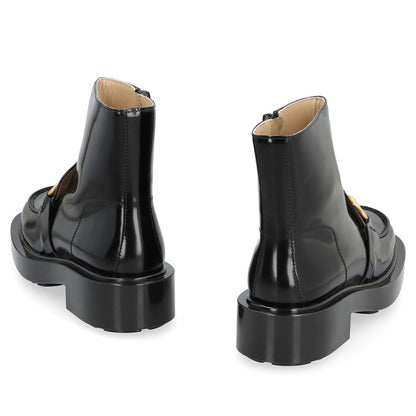 Bottega Veneta Botas De Tobillo Piel De Becerro Negra
