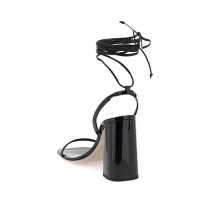 Sandalias Miu Miu de piel de becerro negras