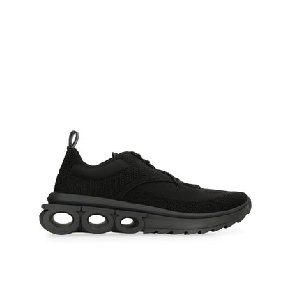 Zapatillas deportivas Salvatore Ferragamo negras de tela