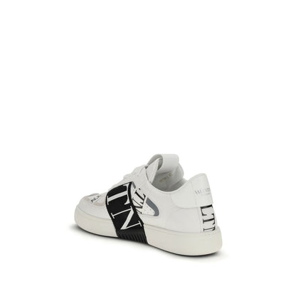 Zapatillas bajas Valentino Garavani de piel de becerro blanca Bos Taurus