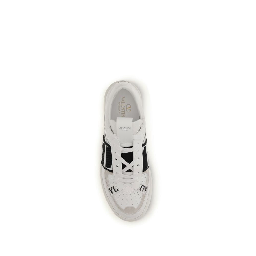 Zapatillas bajas Valentino Garavani de piel de becerro blanca Bos Taurus