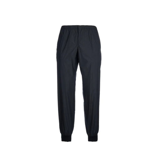 Pantalones de jogging de nylon negro Prada (pantalones de entrenamiento)