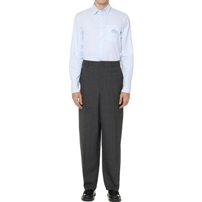 Camisa de vestir Prada de algodón azul