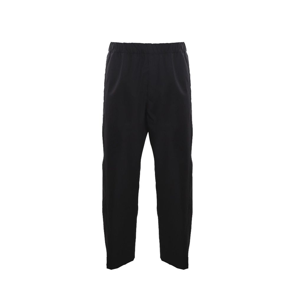 Pantalones Casuales De Algodón Negro Alexander McQueen
