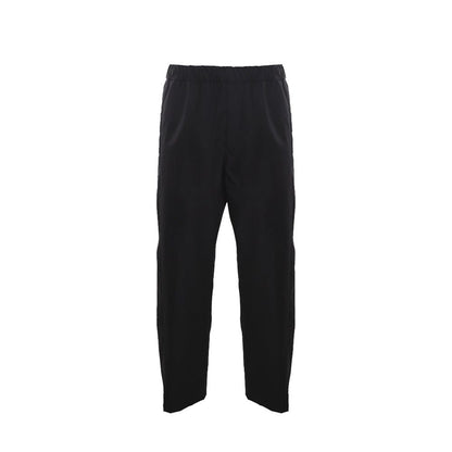 Pantalones Casuales De Algodón Negro Alexander McQueen