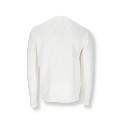 Balmain White Cotton Natural Fabric Sweatshirt