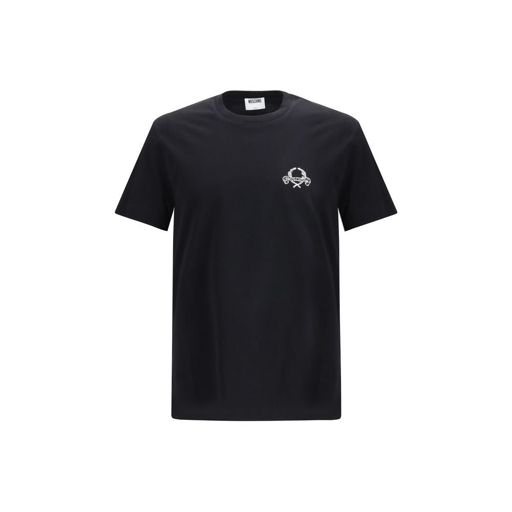 Moschino - T-shirt en coton noir - Coupe classique