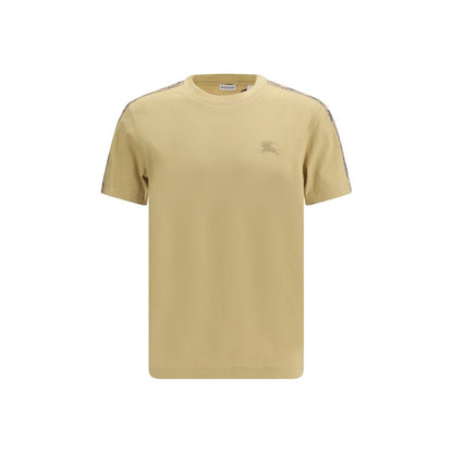 Camiseta de algodón beige Burberry