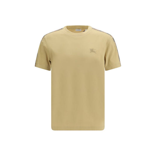 Camiseta de algodón beige Burberry