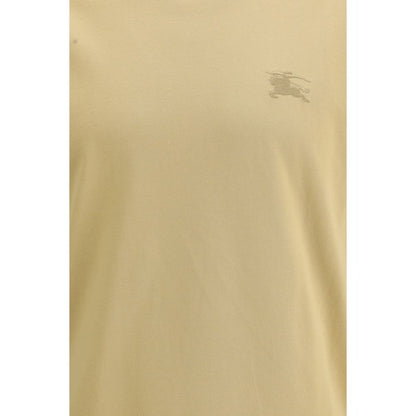 Camiseta de algodón beige Burberry